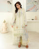 Roheenaz Petals in Print Lawn – Ivory Sonata