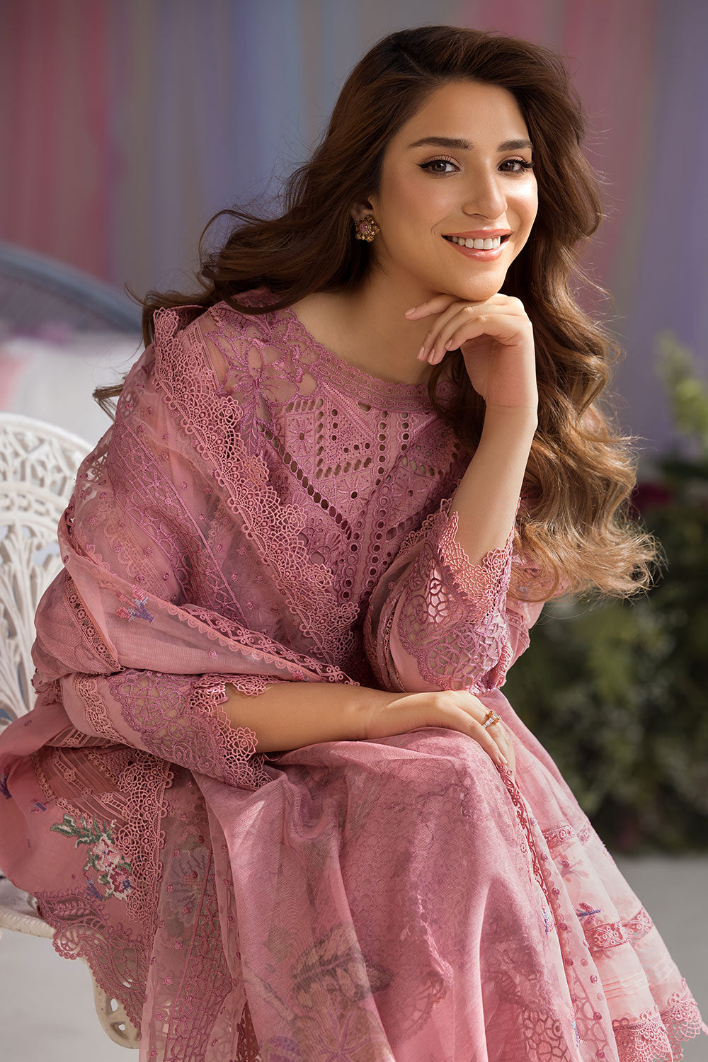 pink lawn dress design Lila Dress Pink