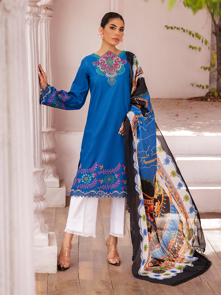 RajBari Nissa Chikankari Lawn – D-04