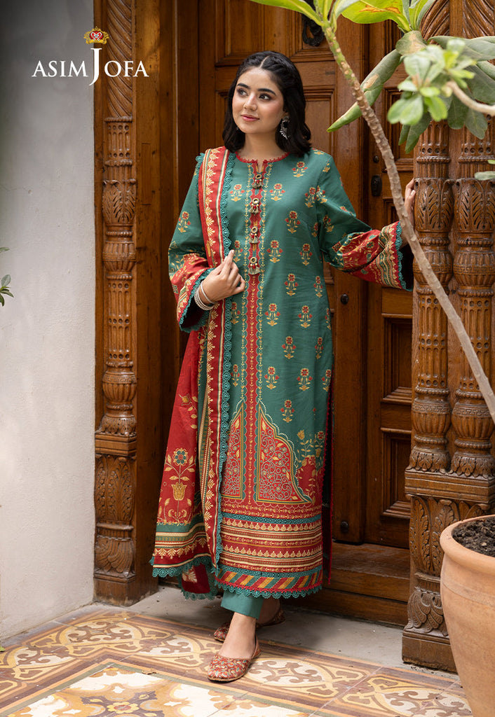 Asim Jofa Lawn Essential Prints – AJGB-01