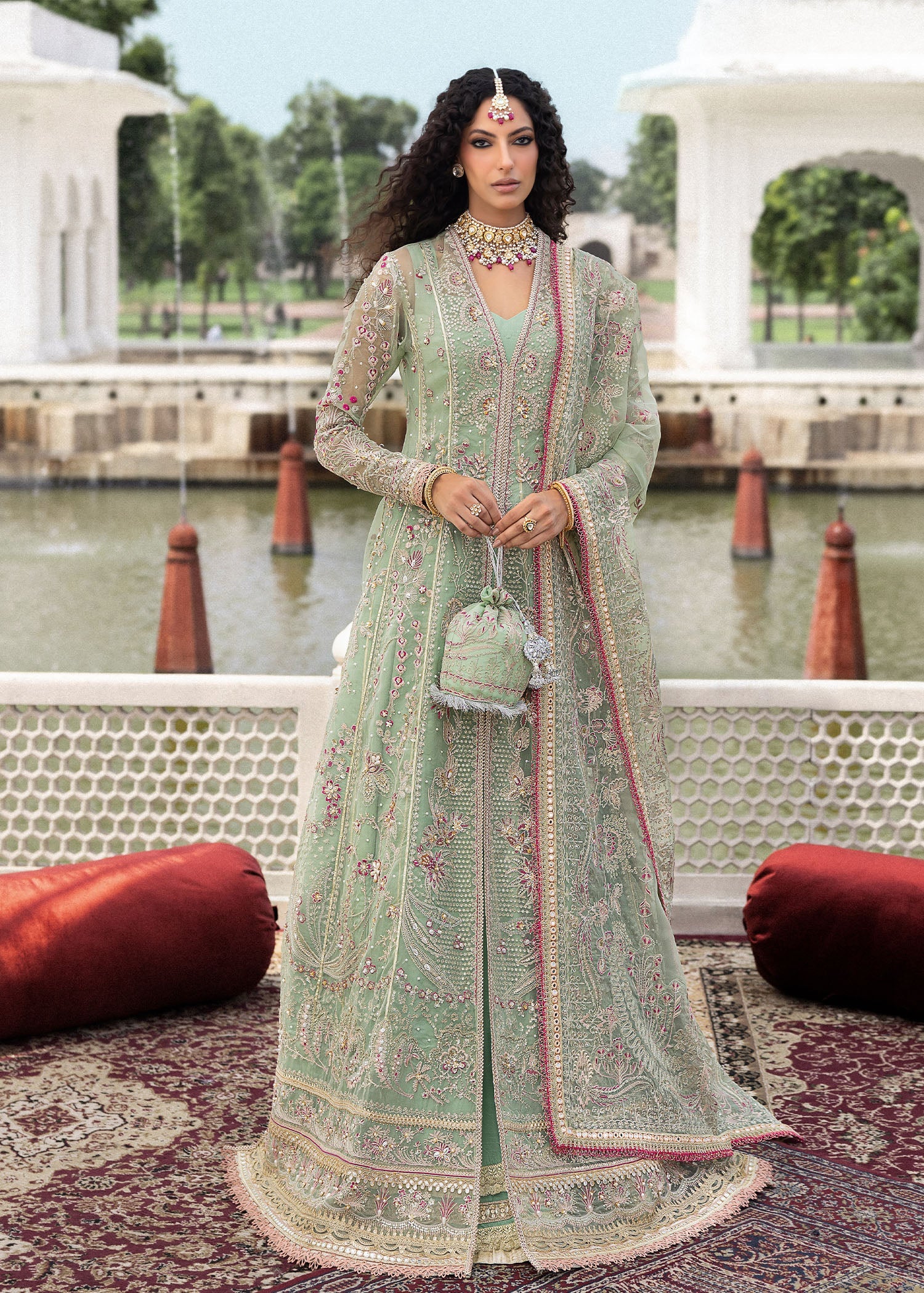 Sardinia Brides Edit: Exquisite Sea Green Pakistani Bridal Suit | Bahar Bano YourLibaas Sardinia Brides Edit: Exquisite Sea Green Pakistani Bridal Suit | Bahar Bano YourLibaas