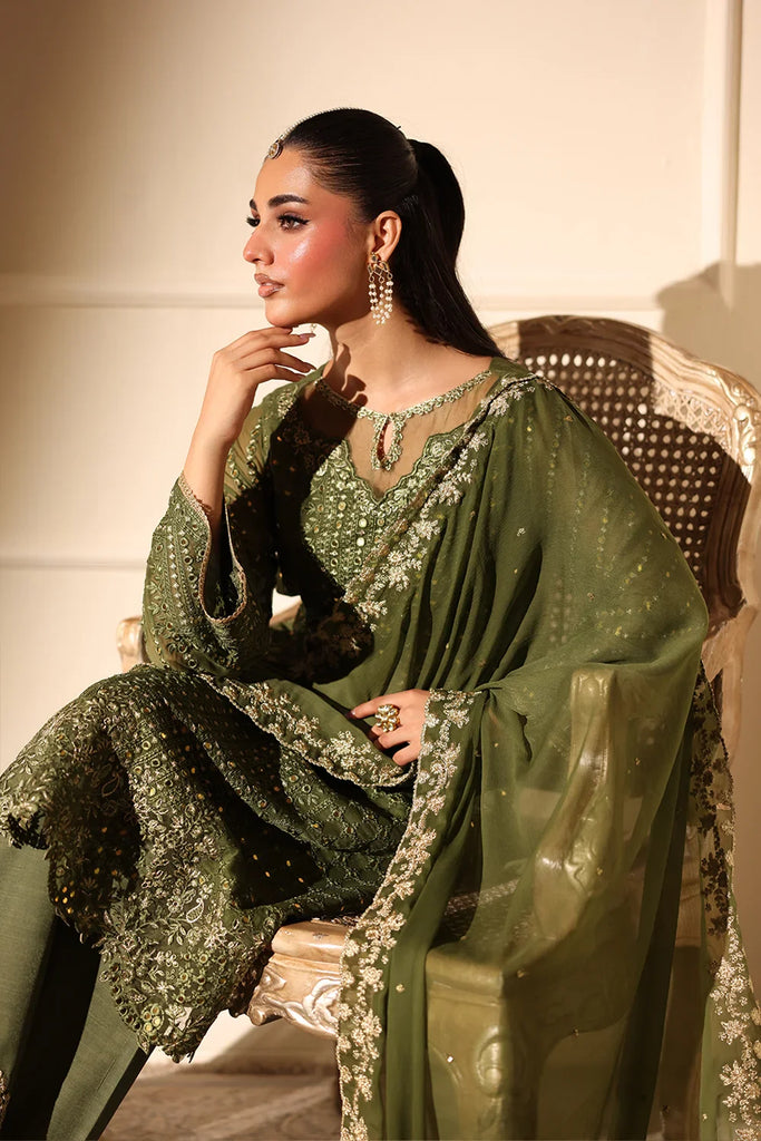 Azure Ensembles Luxury Festive Formals – Moss Glow