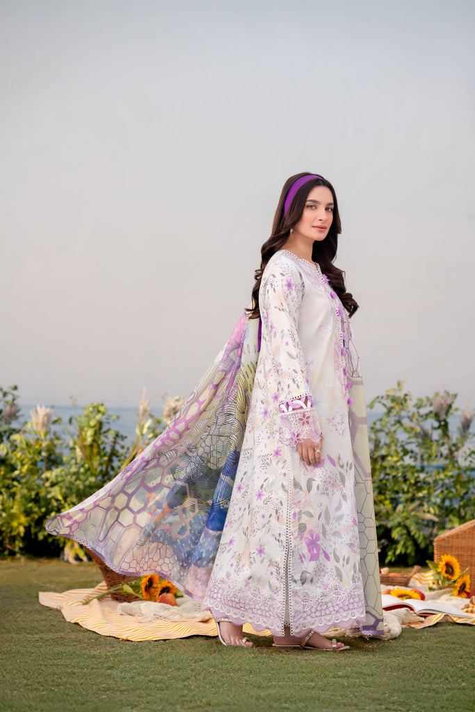 Aabyaan Shezlin Chikankari Ramadan Edit Lawn – NERGIS (AR-13)