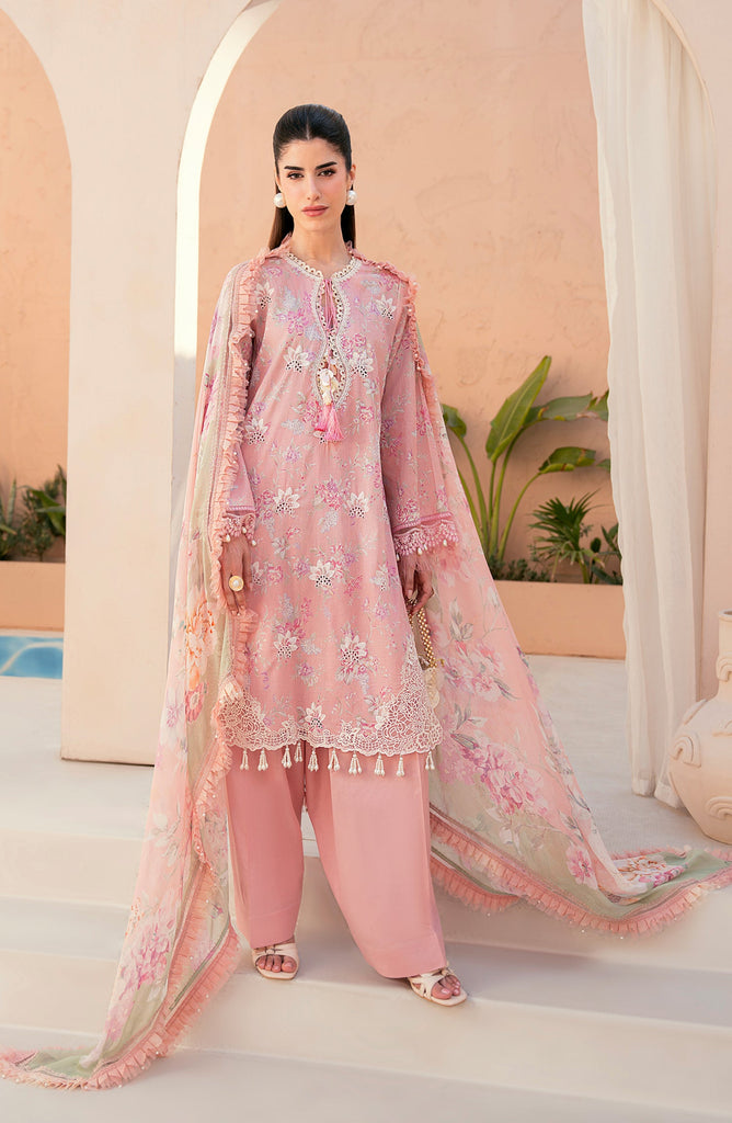 Mausummery Summer Lawn – Peony - Pink
