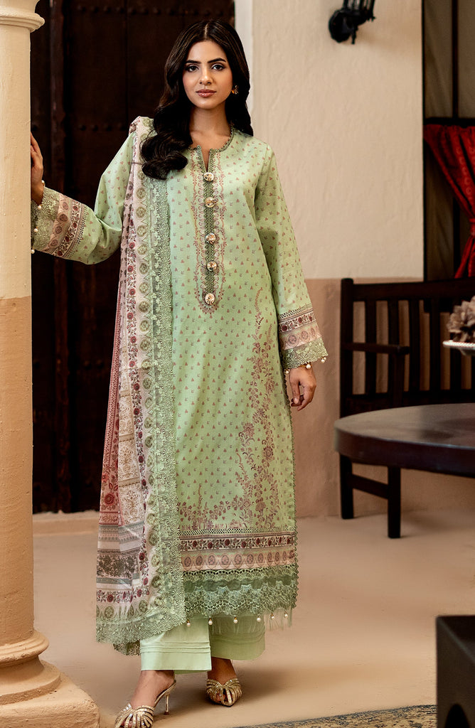 Mausummery Summer Printed Lawn – 11 Sage Serenity