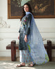 Roheenaz Whispered Florals Lawn – Muted Rose