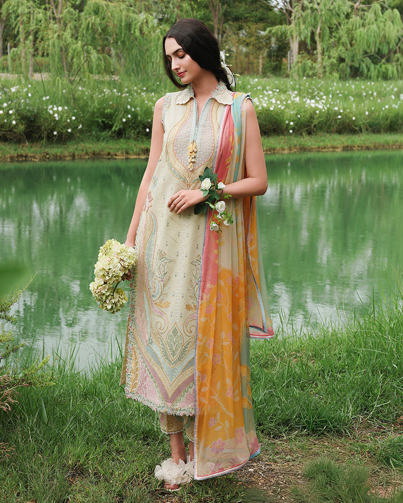 Mushq Hemline Secret Garden Lawn – Nocturne Flora