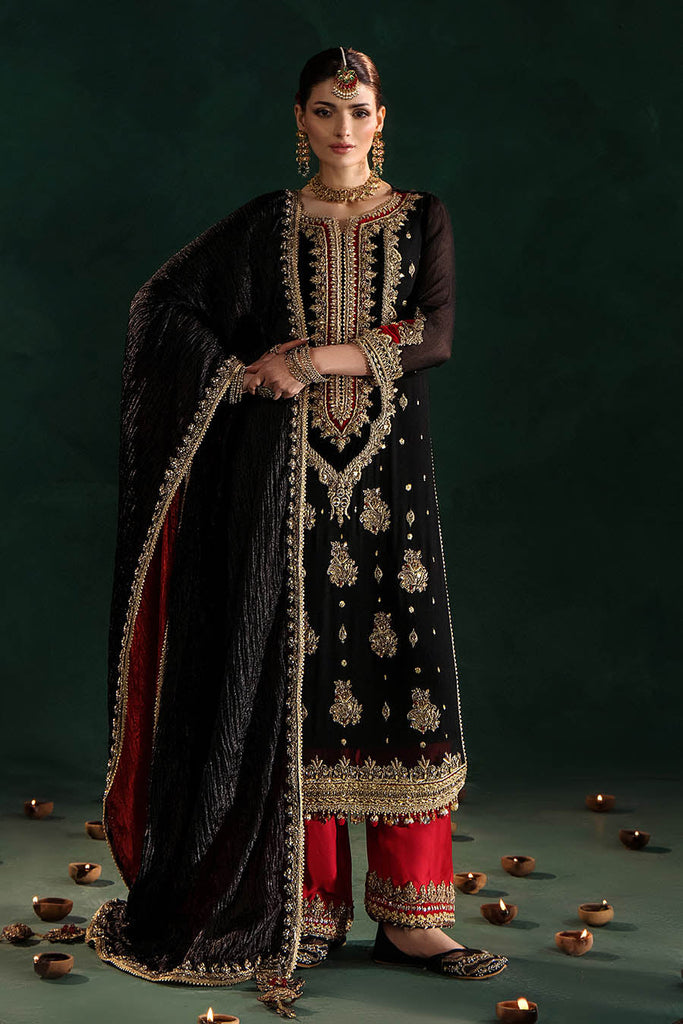 KhudaBaksh Luxury Pret Formals – Black P-301