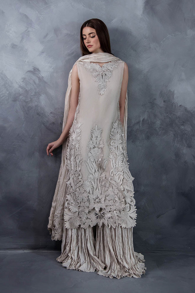 KhudaBaksh Luxury Pret Formals – Light Grey P-304
