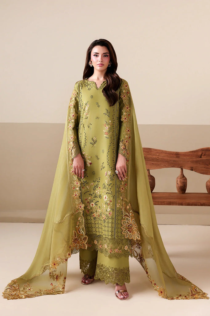 Azure Luxury Lawn – Petal Muse