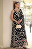 Saadia Asad Noor Eid Luxe Printskhaas Lawn – D4 - C- Monochrome Polka