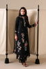 Azure Luxury Lawn – Black Peony