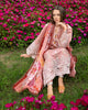 Mushq Hemline Lawn · The Secret Garden – Peach Blossom