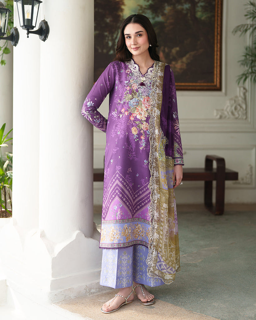 Roheenaz Whispered Florals Lawn – Petal Lullaby