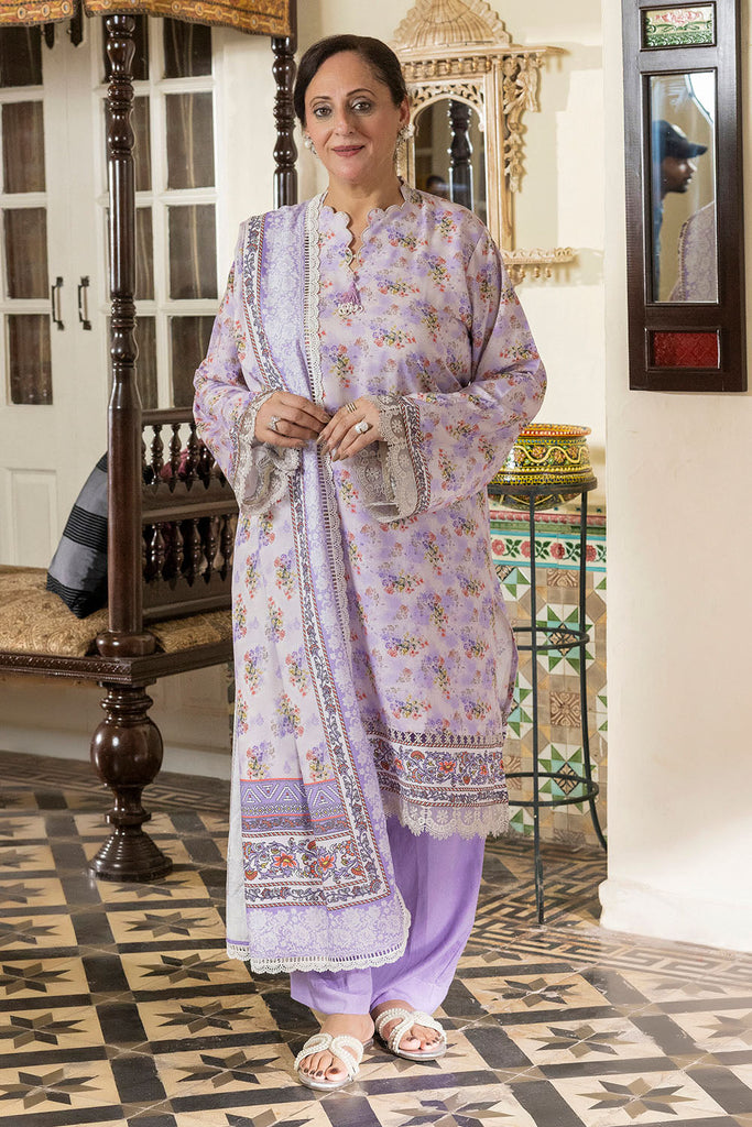 Gul Ahmed Mother's Tribute – 3 Piece Printed Karandi Suit - AY-62018