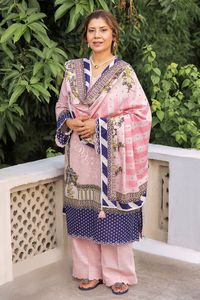 Gul Ahmed Mother's Tribute – 3 Piece Embroidered Khaddar Suit - K-62115