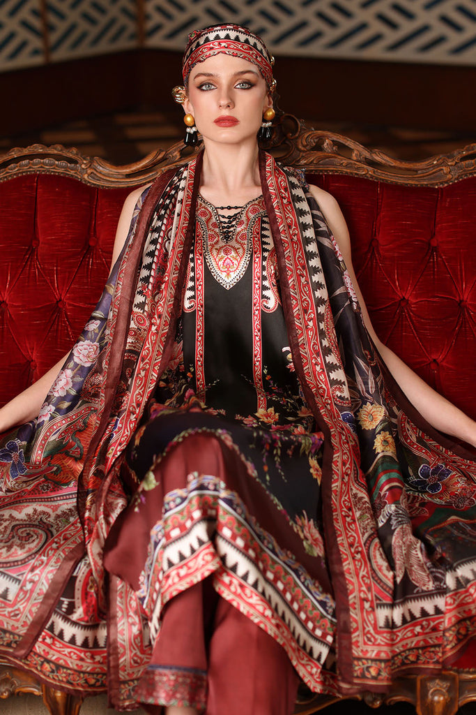 Gul Ahmed Charmeuse Silk Edit – S-62025
