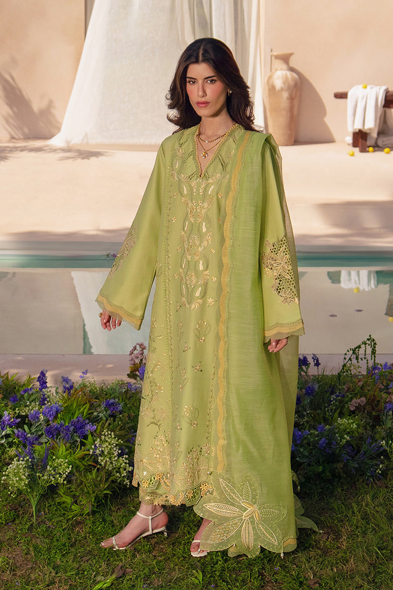Green Pakistani Lawn Suit - Perfect Mehndi Dress for Summer Party Wear YourLibaas Green Pakistani Lawn Suit - Perfect Mehndi Dress for Summer Party Wear YourLibaas