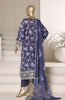 Sadabahar Signature Stitched RTW – D-01 - Blue