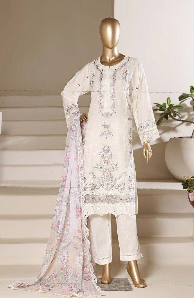 Sadabahar Luxury Stitched RTW – LFD-06 - Off White