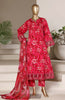 Sadabahar Peplum Stitched Lawn – D-01