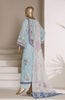 Sadabahar Printed Viscose Stitched RTW – D-02 - Blue