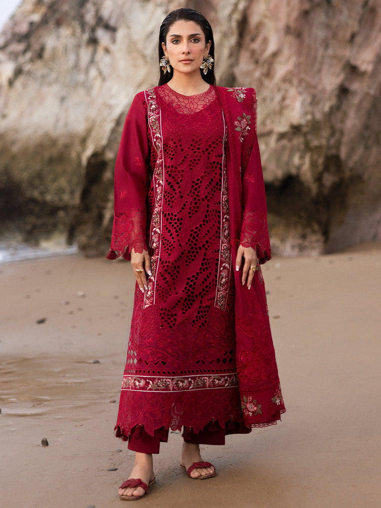 Mahnur Sirene Luxury Lawn – Scarlett