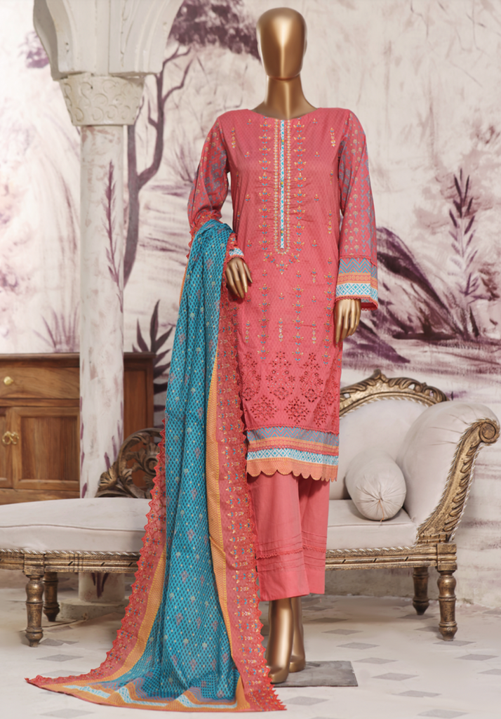 Riwayat Embroidered Schiffli Lawn Collection – Design R-23607