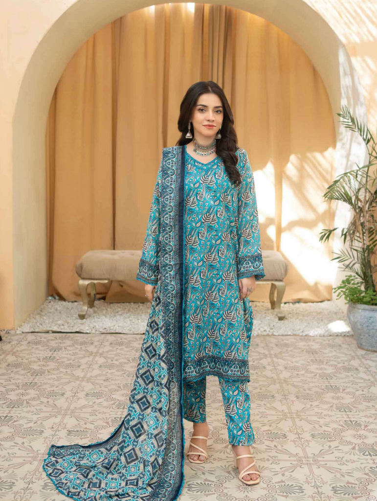 Zesh Printed Summer Lawn Drop 12 – 9