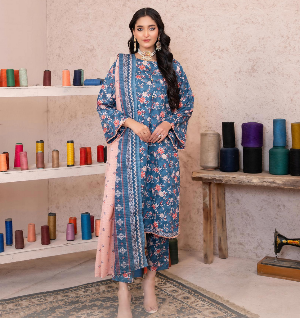 Zesh Printed Summer Lawn Drop 14 – 12