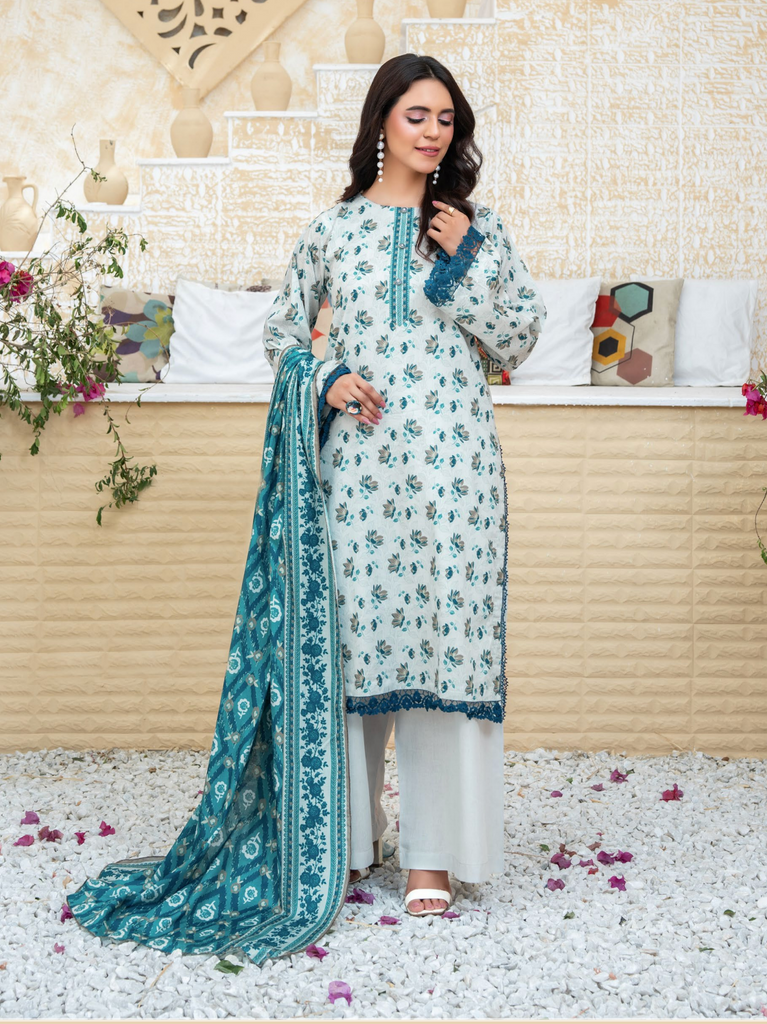 Dabiha Printed Lawn  D - 5