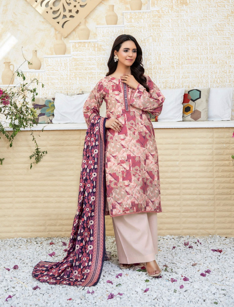Dabiha Printed Lawn  D - 7