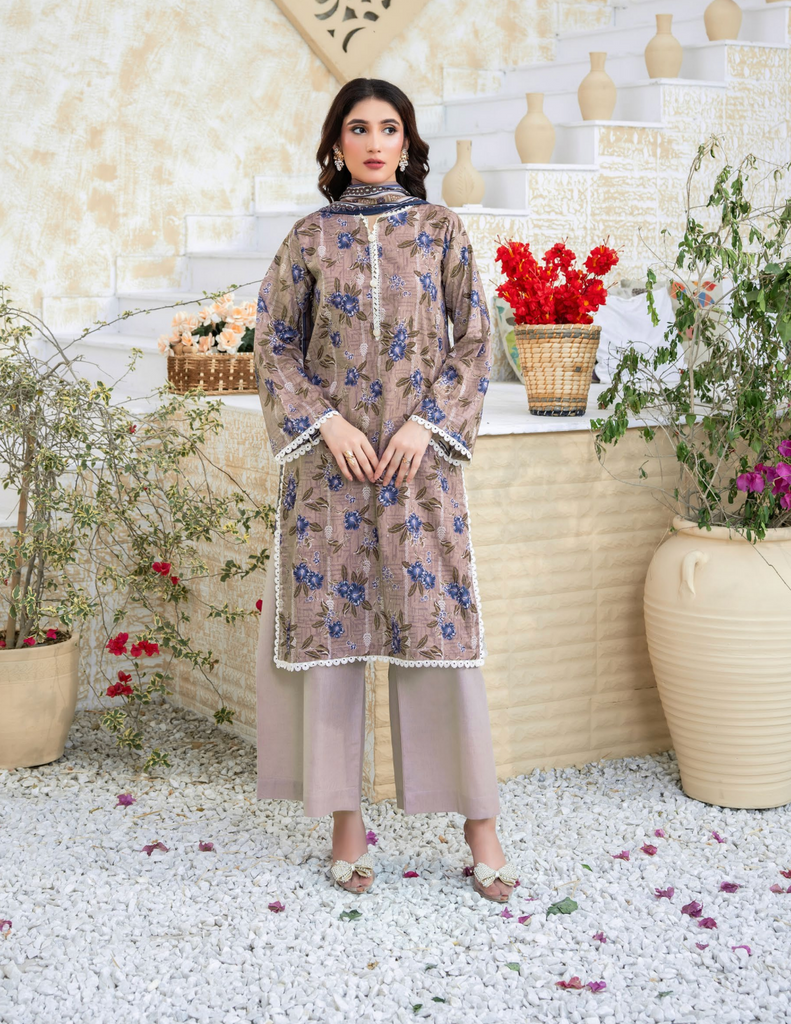 Dabiha Printed Lawn  D - 11