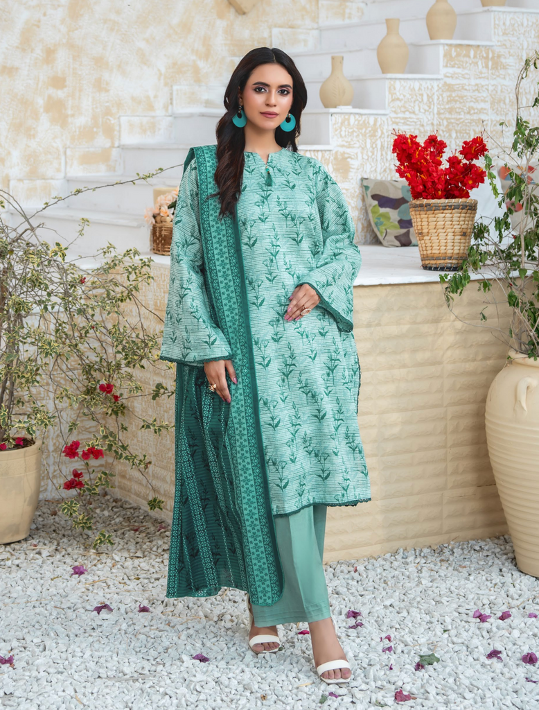 Dabiha Printed Lawn  D - 12