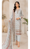 Mausummery Summer Printed Lawn – 05 Frosted Sky