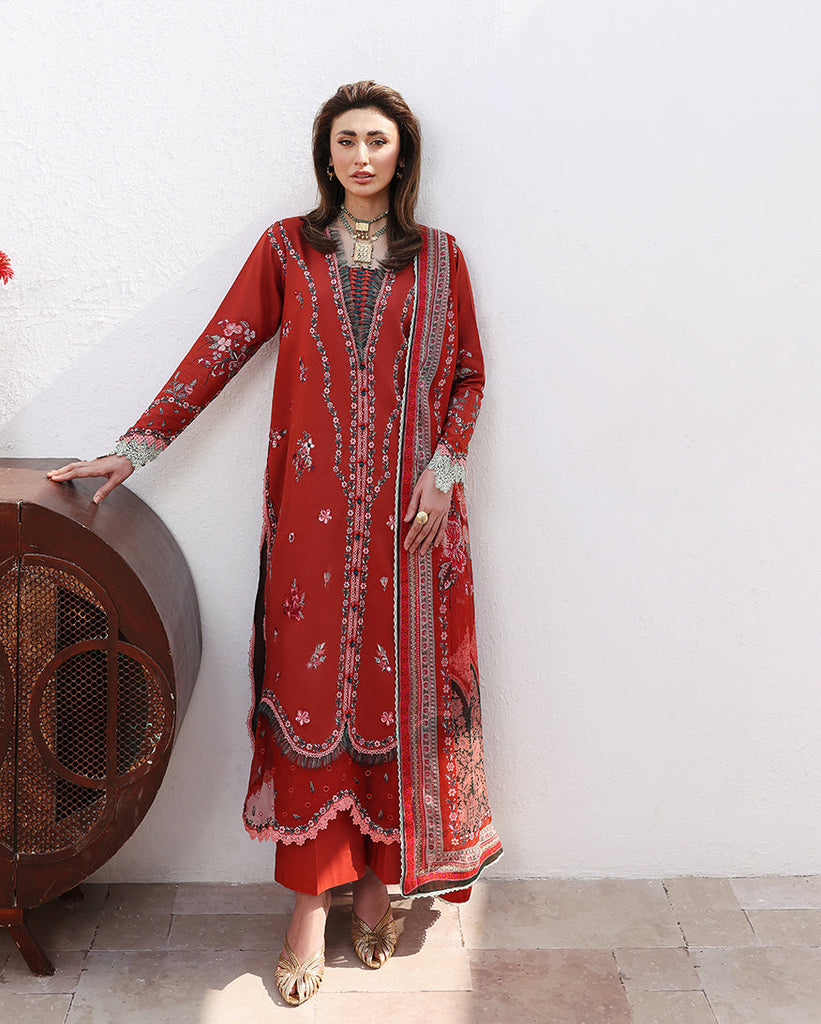 Roheenaz Floral Reveire Lawn – Serene Bloom
