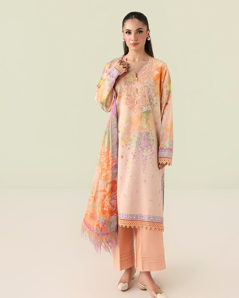 Roheenaz Rosette Summer Lawn – Sunlit Fern