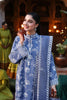 Cross Stitch Festive – Ethnic Blue - Embroidered Lawn