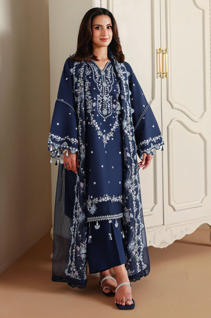 Cross Stitch Eid Lawn Edit – Midnight Aura