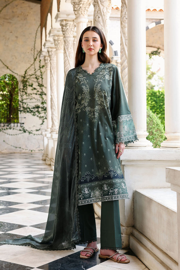 Cross Stitch Eid Lawn Edit – Forest Muse