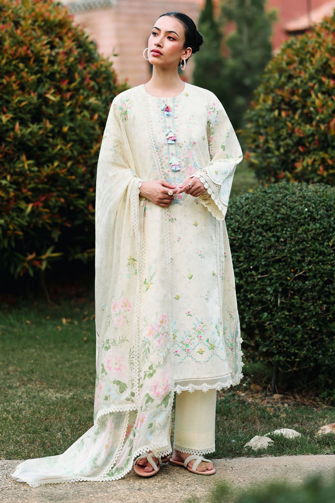 Cross Stitch Eid Lawn Edit – Tropic Mist