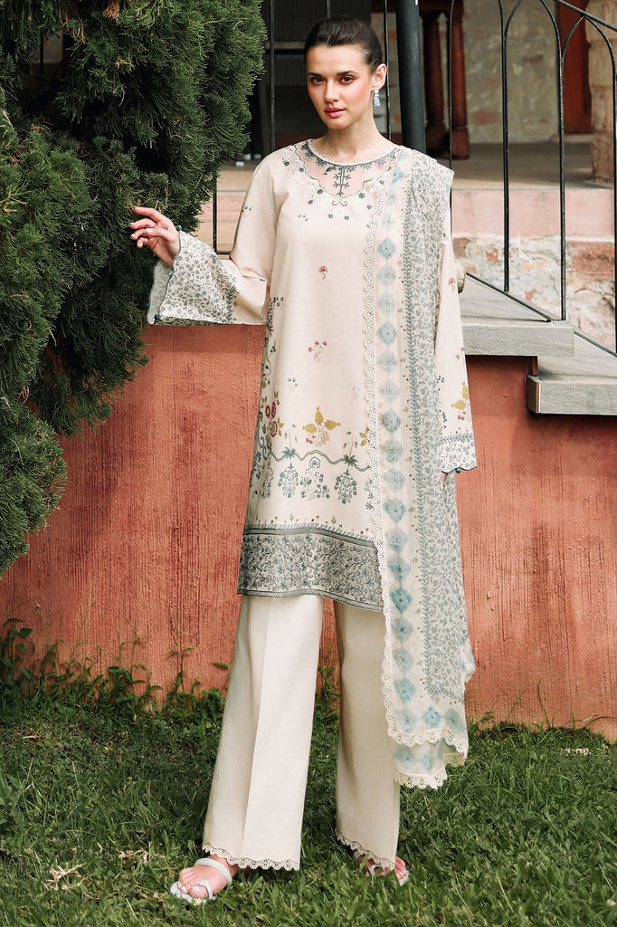 Cross Stitch Eid Lawn Edit – Subtle Beige