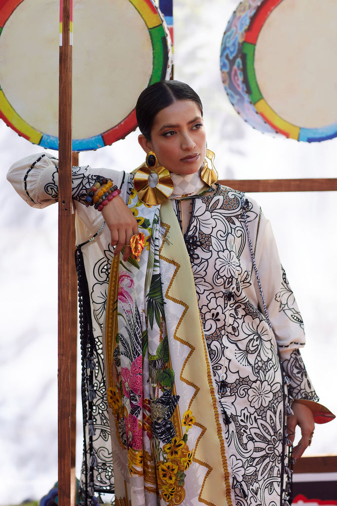 Elan Kashmee Luxury Eid Lawn – ZEVARÉ (EL26-07 B)