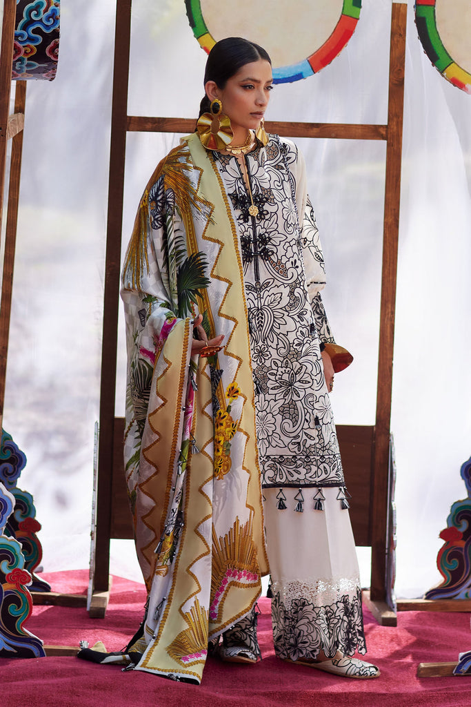 Elan Kashmee Luxury Eid Lawn – ZEVARÉ (EL26-07 B)