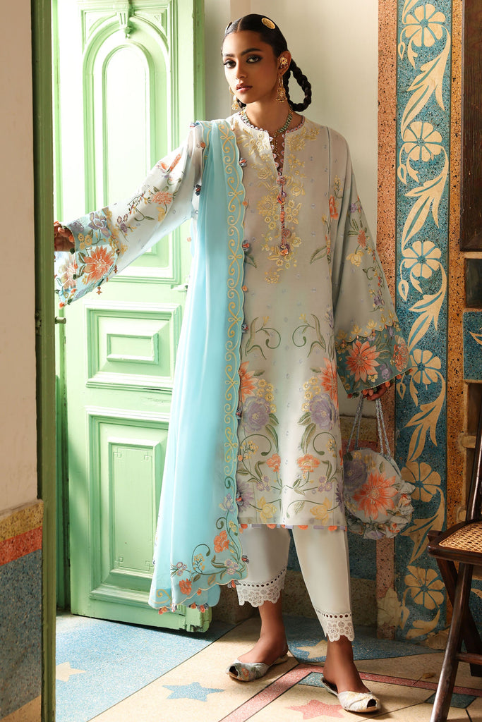 Zaha Festive Luxury Lawn – SHEHRBANO (ZF-25-03)