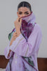 Zellbury Embroidered Shirt Shalwar Dupatta - Purple - Cambric Suit-0645