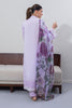 Zellbury Embroidered Shirt Shalwar Dupatta - Purple - Cambric Suit-0645
