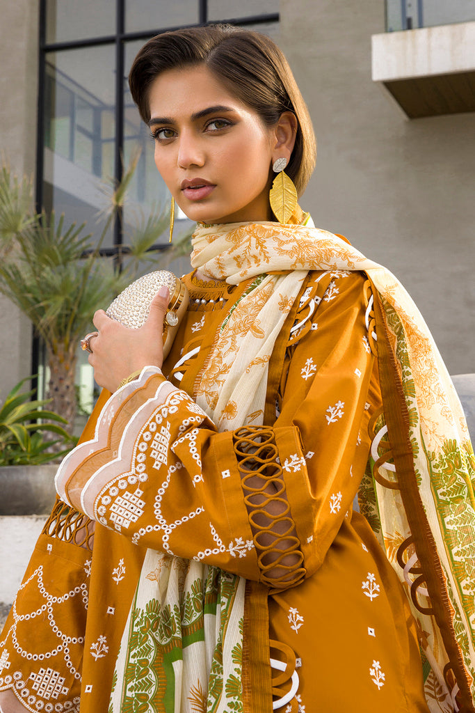 Zellbury Chikankari – Embroidered Shalwar Dupatta - 0074
