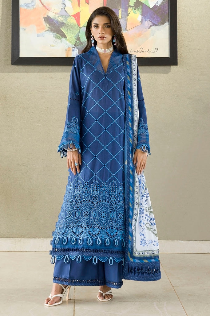 Zellbury Chikankari – Embroidered Shalwar Dupatta - 0076