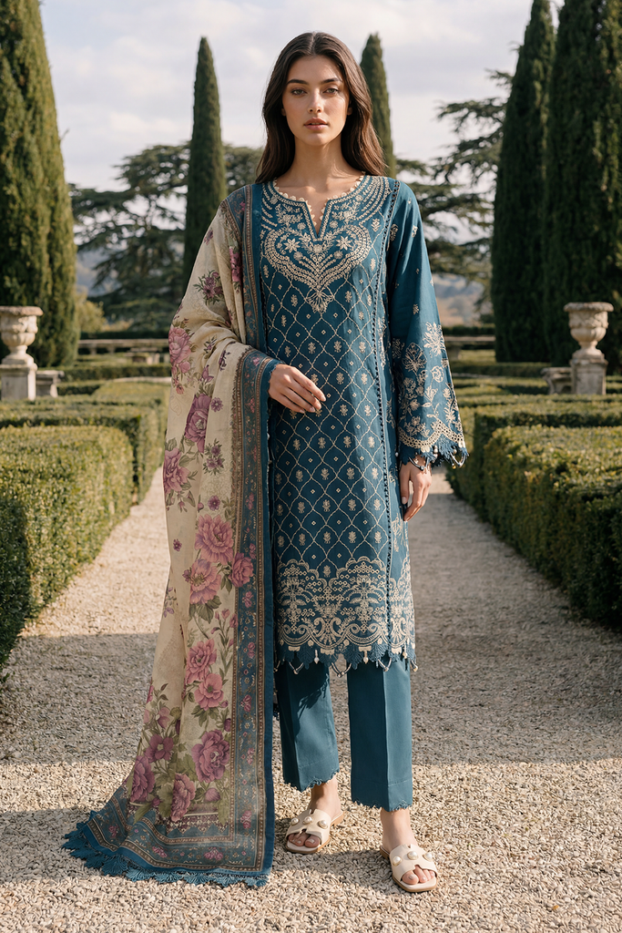 Zellbury Chikankari Lawn – E34061